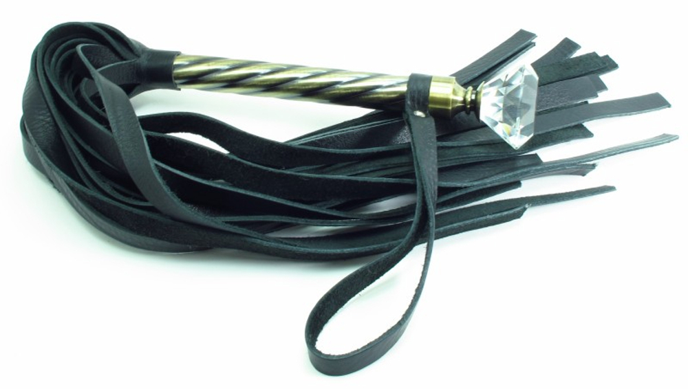 BDSM Арсенал - Плеть эксклюзивная с широкими хвостами