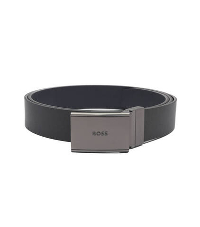 двусторонний кожаный ремень gemmy-soft_gb35 BOSS BLACK - черный(50481175)