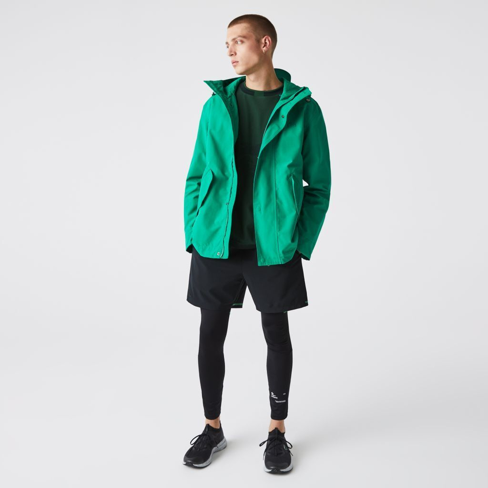 Мужские теннисные штаны Lacoste Men's SPORT Leggings - черный