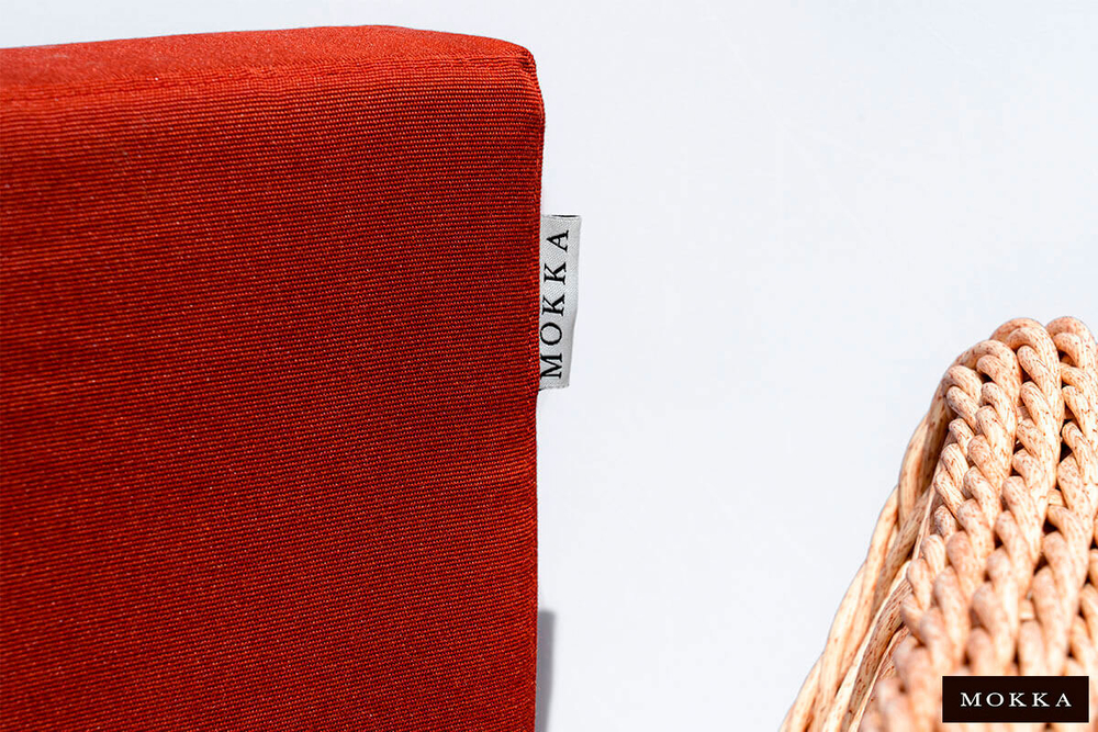 Комплект плетеной мебели MOKKA VILLA ROSA (6 кресел) + 6 подушек