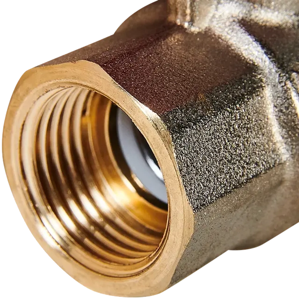 Кран шаровой STOUT полнопроходной 1/2" с американкой под O-ring кольцо (бабочка)