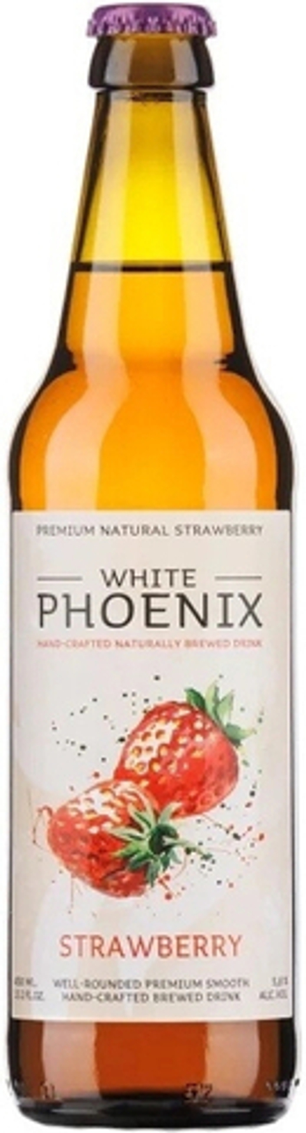 Медовуха Белый Феникс Клубника / White Phoenix Strawberry Mead 0.45 - стекло