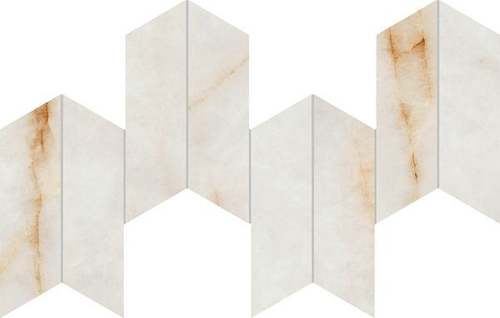 Мозаика/Керамогранит ATLAS CONCORDE MARVEL DIVA Ice Crystal Mosaico Chevron Velvet 17,5x46,3 AYD2 глянц.