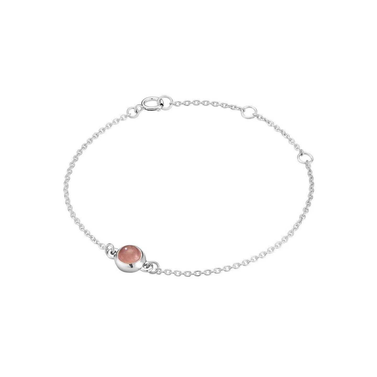 Браслет Alpha с розовым кварцем
