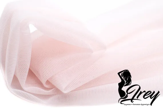 Неэластичная сетка Lauma, арт.387, пастельно-розовый 906