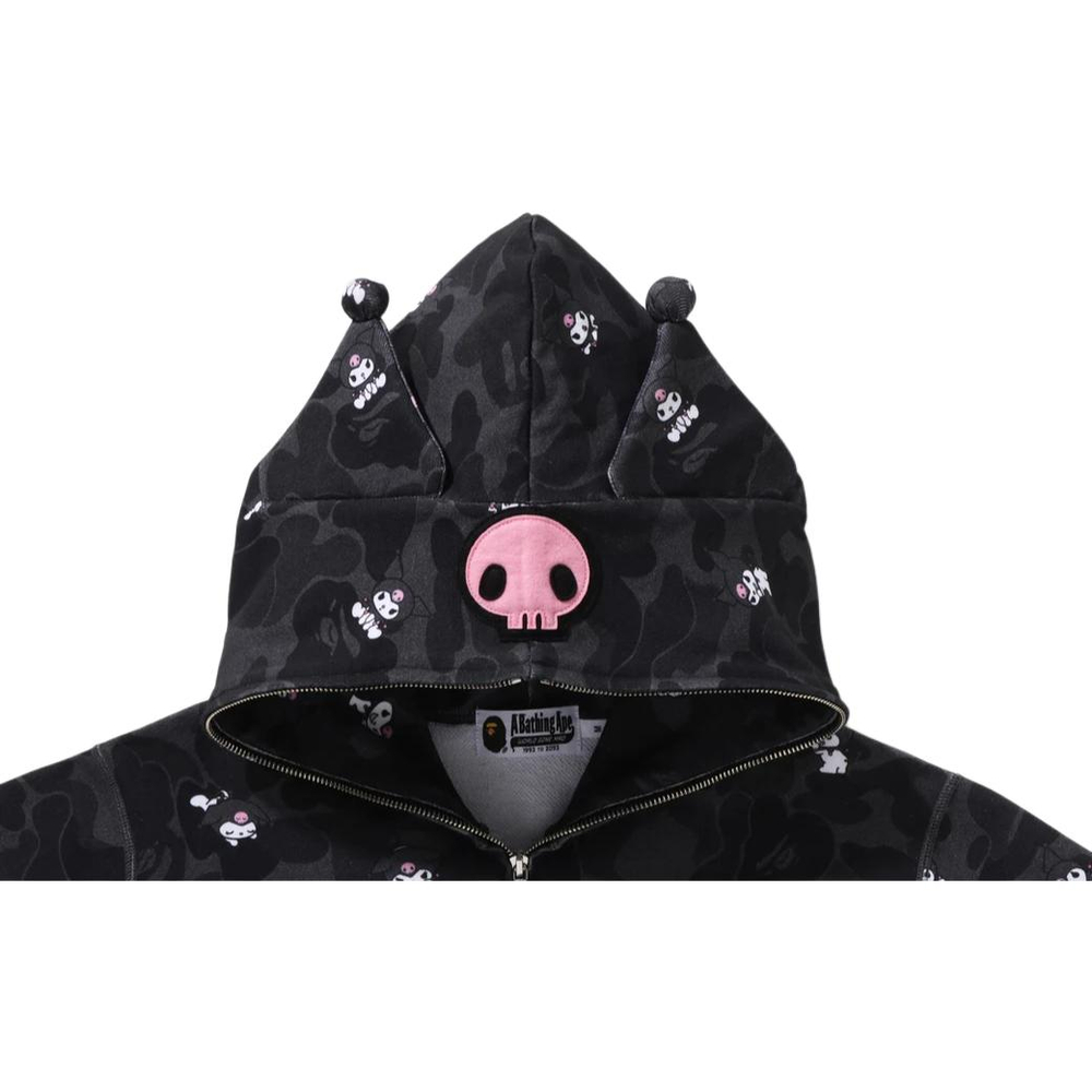 A Bathing Ape Bathing Ape X Sanrio Sweatshirts Moderate No Fleece Lined Zip Closure