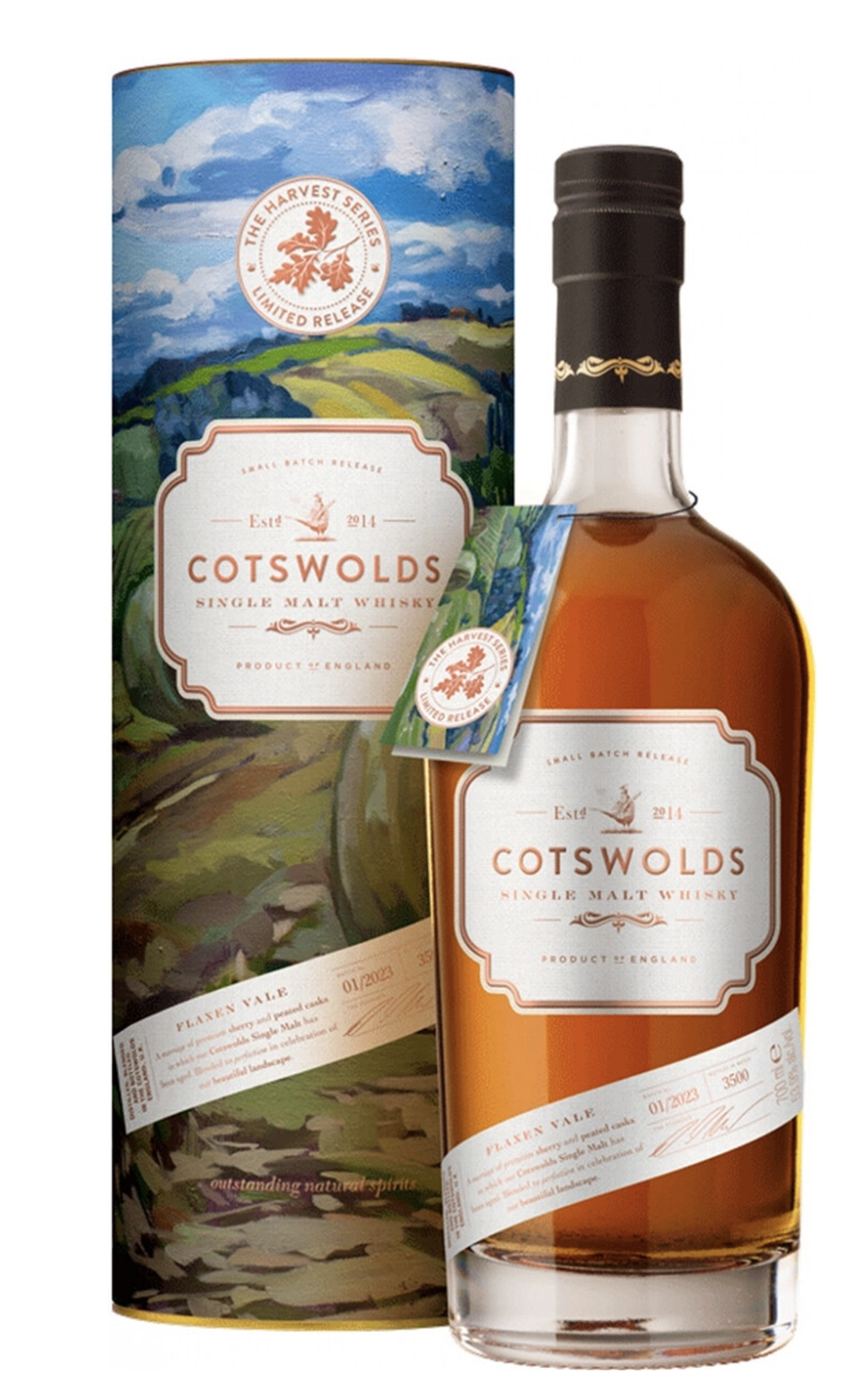 Виски Cotswolds The Harvest Series №2 Flaxen Vale, 0.7 л.