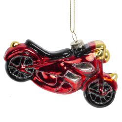 GAEM Украшение новогоднее "Мотоцикл" , L12 W3,5 H6 см