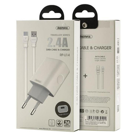Сетевое зарядное устройство USB Remax RP-U14 (2A, кабель Type-C)