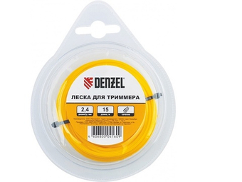 Леска для триммера квадратная, 1.6 мм х 15 м Denzel