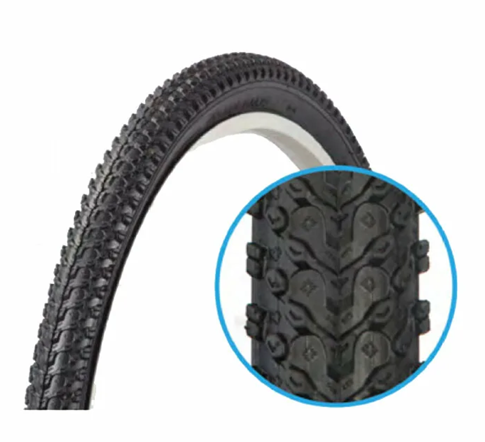Покрышка TRIX 24"х 2.125 (57-507) TXBM-036, горная низкая, черная (50)