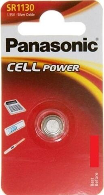 Батарейка Panasonic Silver Oxide SR-1130 серебряно-оксидная 1 шт