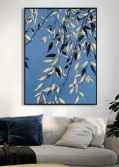 Постер On the Blue 120х90 см, синий