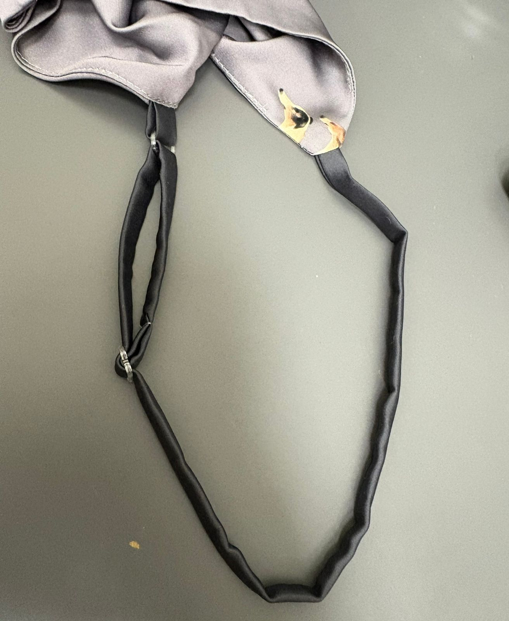 Топ+шорты борзые и серебро 42