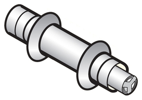 Дымоход горизонтальный коаксиальный De Dietrich CX 119 Ду80/125 мм