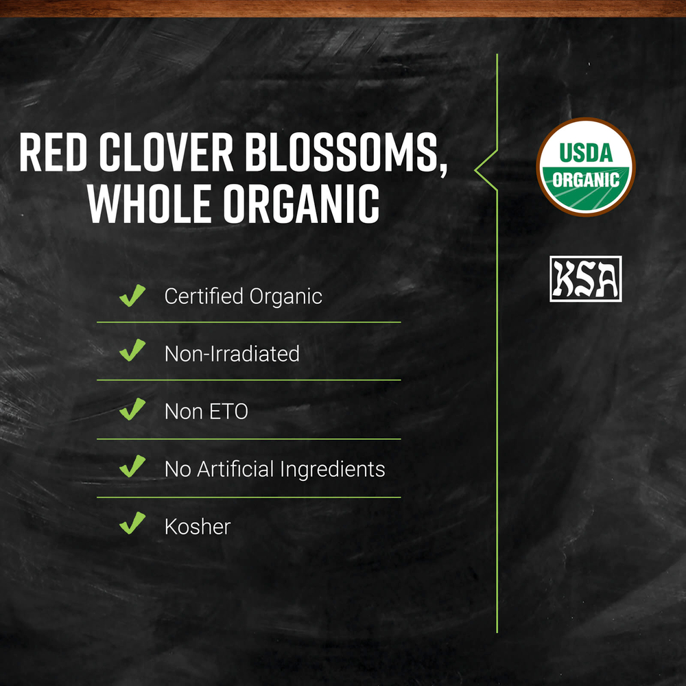Frontier Co-op, Органические цветки красного клевера, 226 г (8 унций)