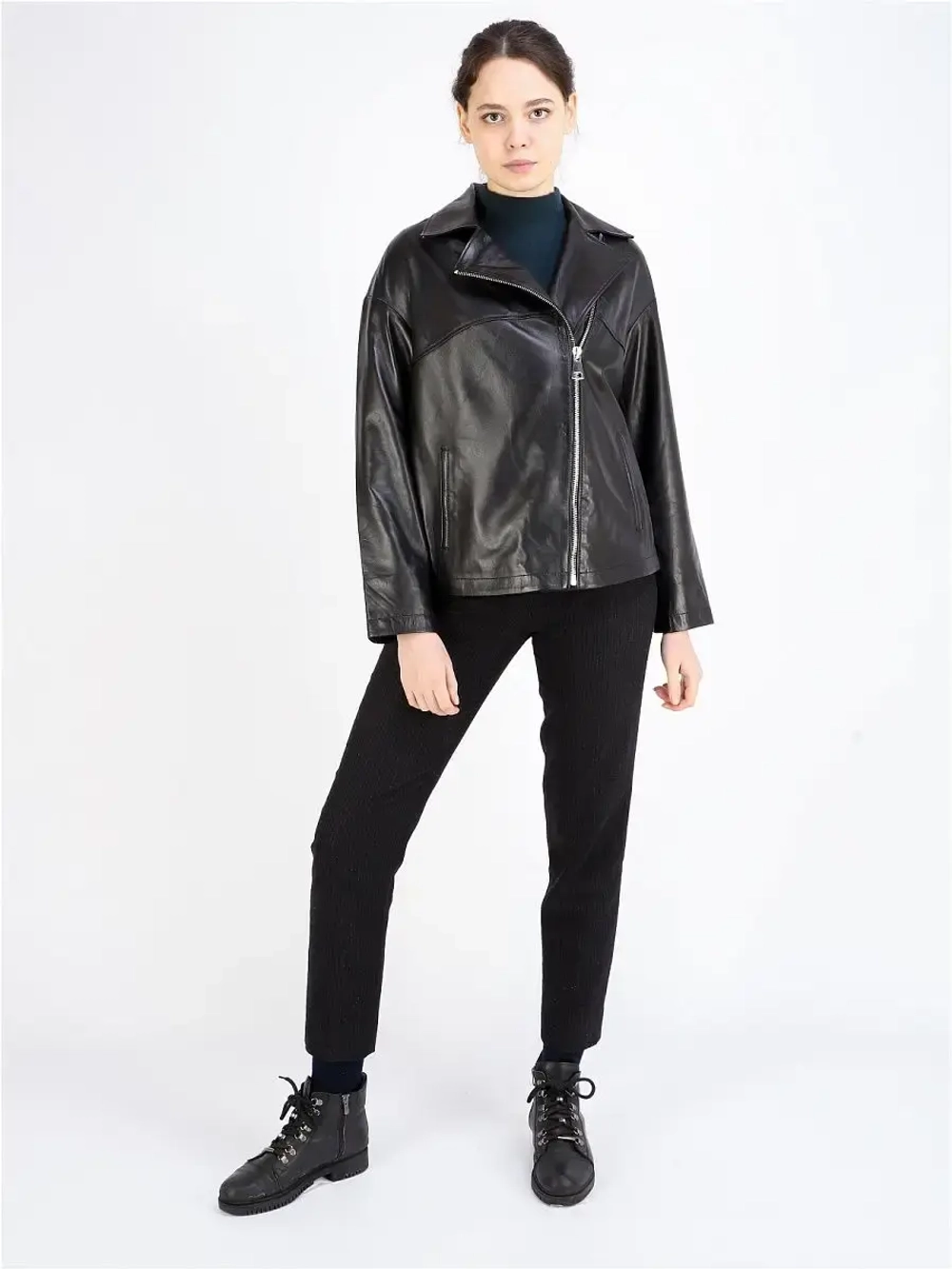 Женская кожаная куртка/натуральная кожа/косуха/Турция