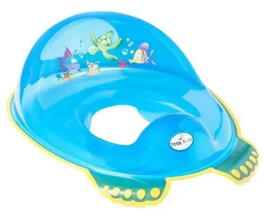 Накладка на унитаз  &quot;AQUA&quot; нескользящая (blue-синий)