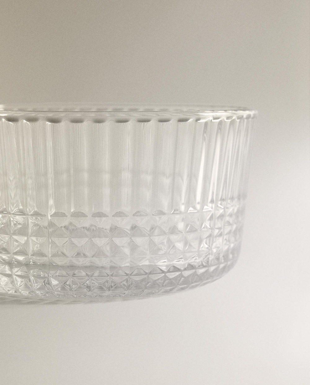 Zara Home миска из стекла, цвет прозрачный, 10.5 см