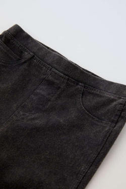 ZARA ДЖЕГИНСЫ С ЭФФЕКТОМ ПОТЕРТОСТИ, ЧЕРНЫЙ