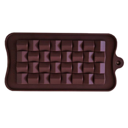 Форма силиконовая для шоколада «Плитка плетение»