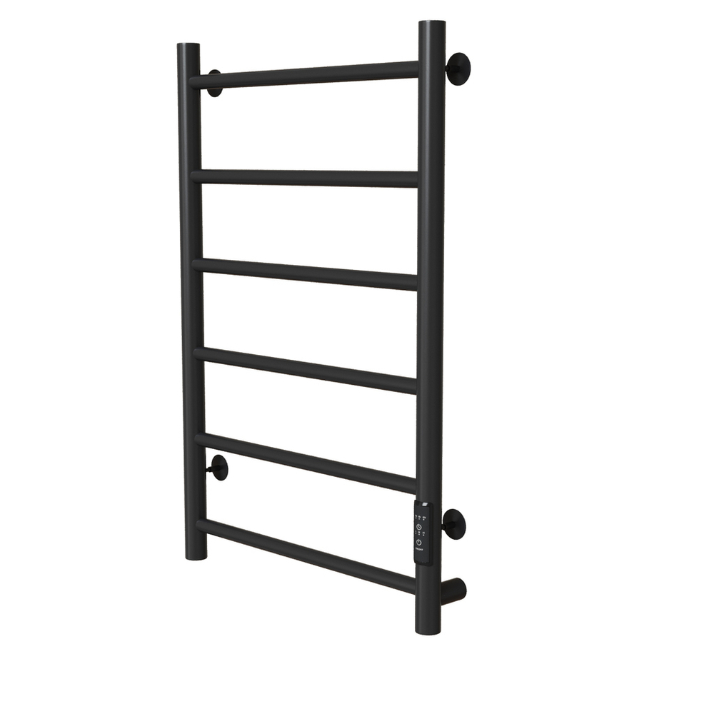 Полотенцесушитель MIXLINE VEGA  80х50 (таймер, 289 Вт, 6 перекладин) электрический ЧЕРНЫЙ