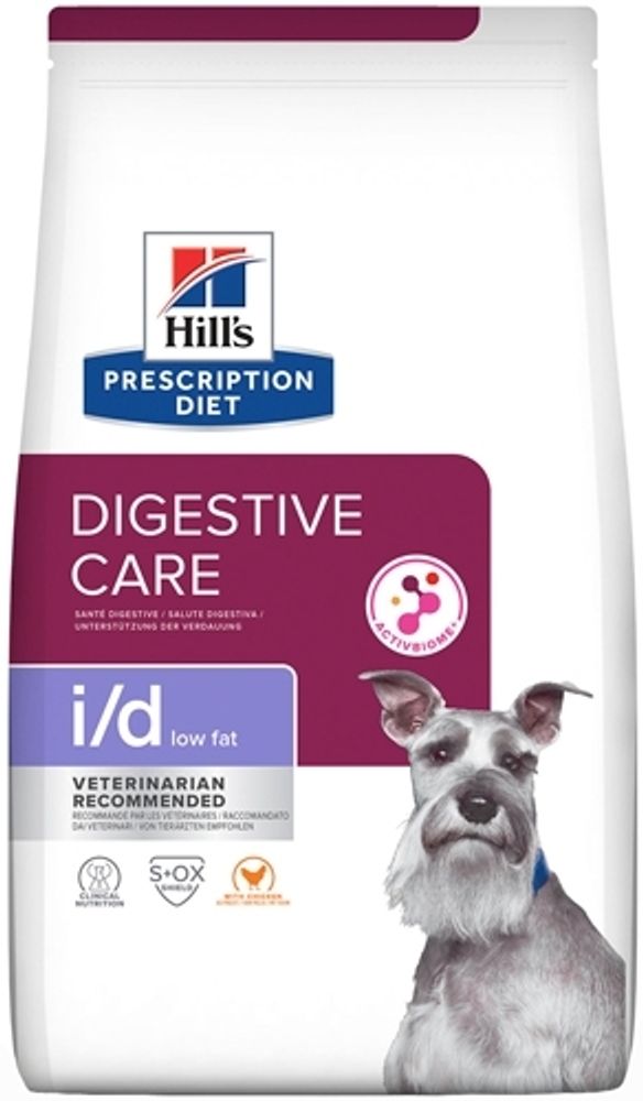 Сухой диетический корм Hill&#39;s Prescription Diet I/D для собак диетический рацион при заболеваниях ЖКТ низкокалорийный 12 кг