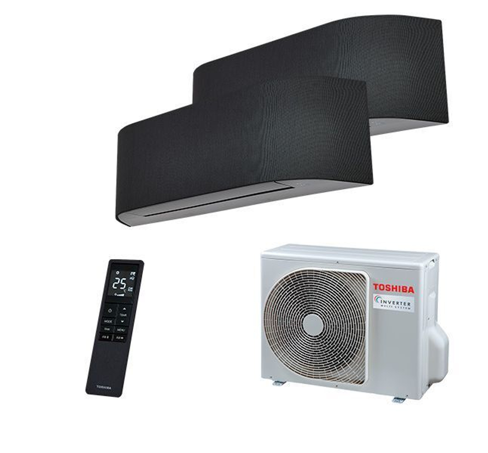 Мульти сплит-система Toshiba на 2 комнаты (20+35 кв.м.) HAORI