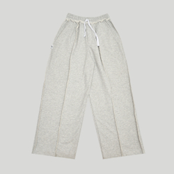 Baggy Trousers Ragged LOGO Melange