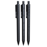 Ручка шариковая автоматическая Berlingo "DoubleBlack" синяя, 0,7мм