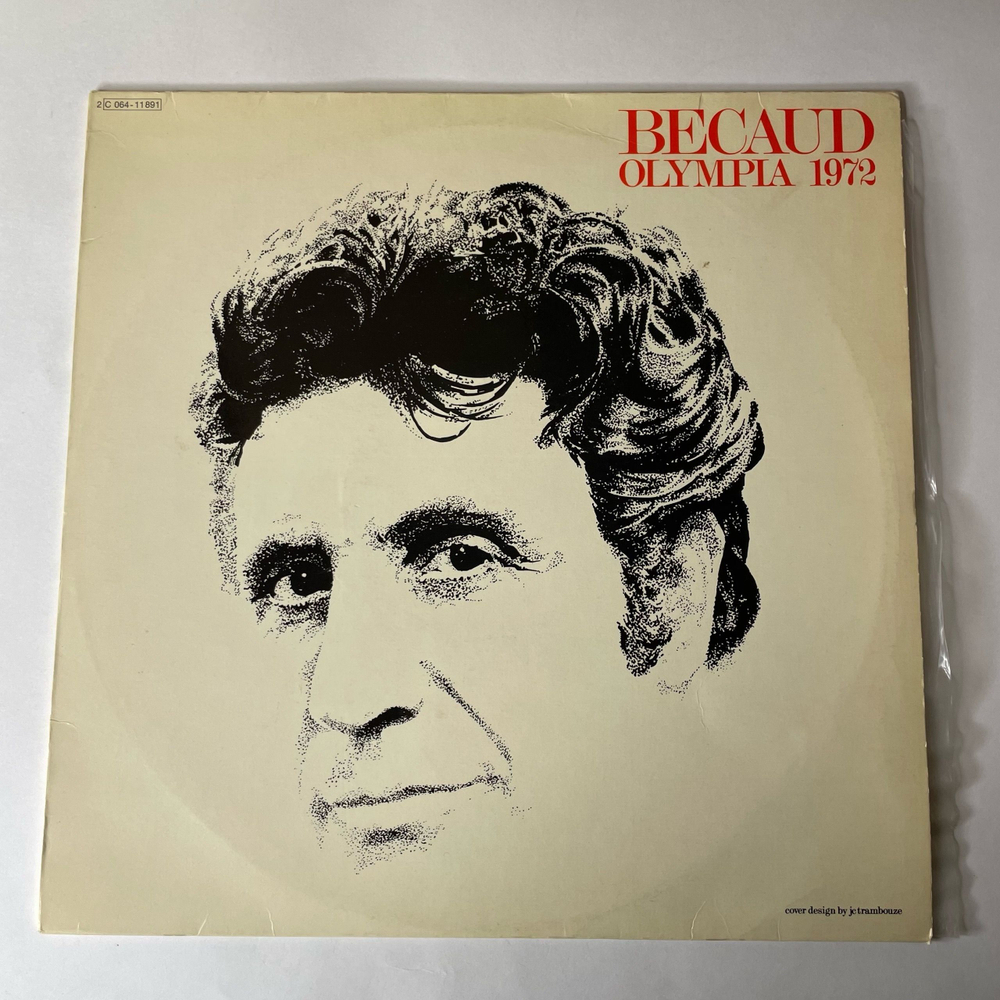 Винтажная виниловая пластинка LP Жильбер Беко, Gilbert Becaud Olympia 1972 (Франция 1972)
