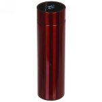 Термос 500мл «Стиль» с датчиком температуры и ситом, красный