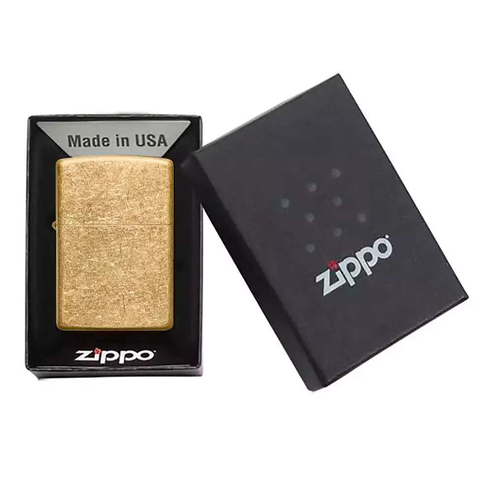 Зажигалка Zippo 49477 Classic, Tumbled Brass