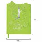 Дневник 1-4 класс 48 л., кожзам (твердая с поролоном), фигурный край, ЮНЛАНДИЯ, "Фея", 106932