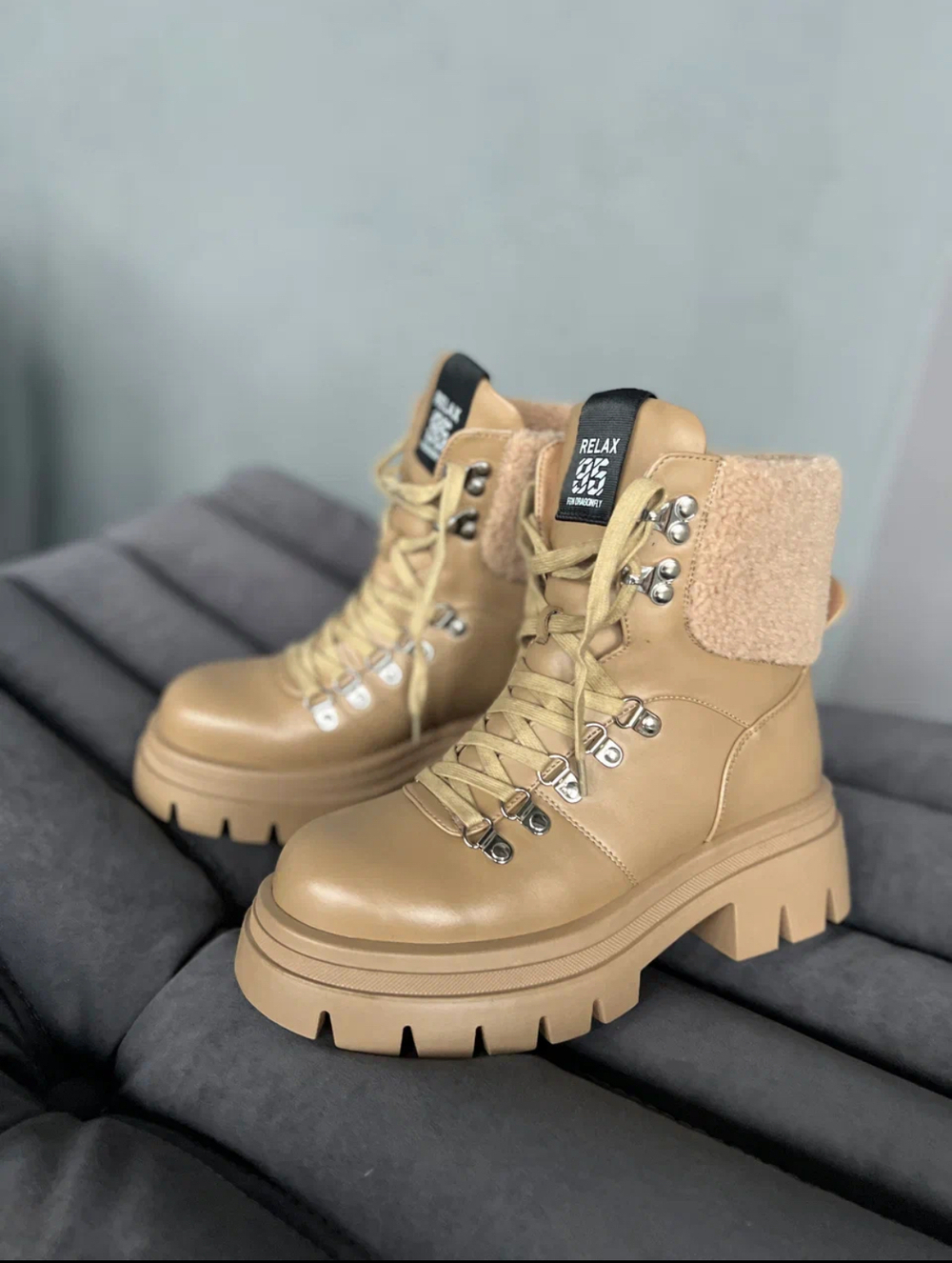 Ботинки зимние с шерстью