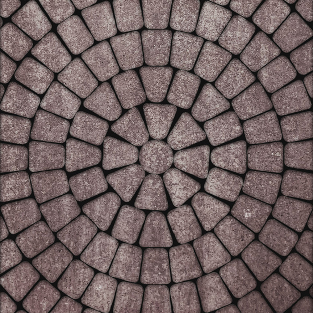 Тротуарная плитка КЛАССИКО (круг) - Искусственный камень Плитняк, комплект из 3 видов плит