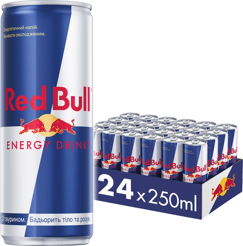 Red Bull 0,25 л. упаковка 24 шт 