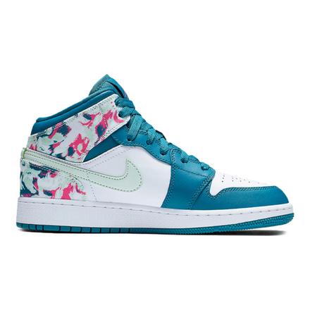 Кроссовки Air Jordan 1 Mid GS Paint Stroke
