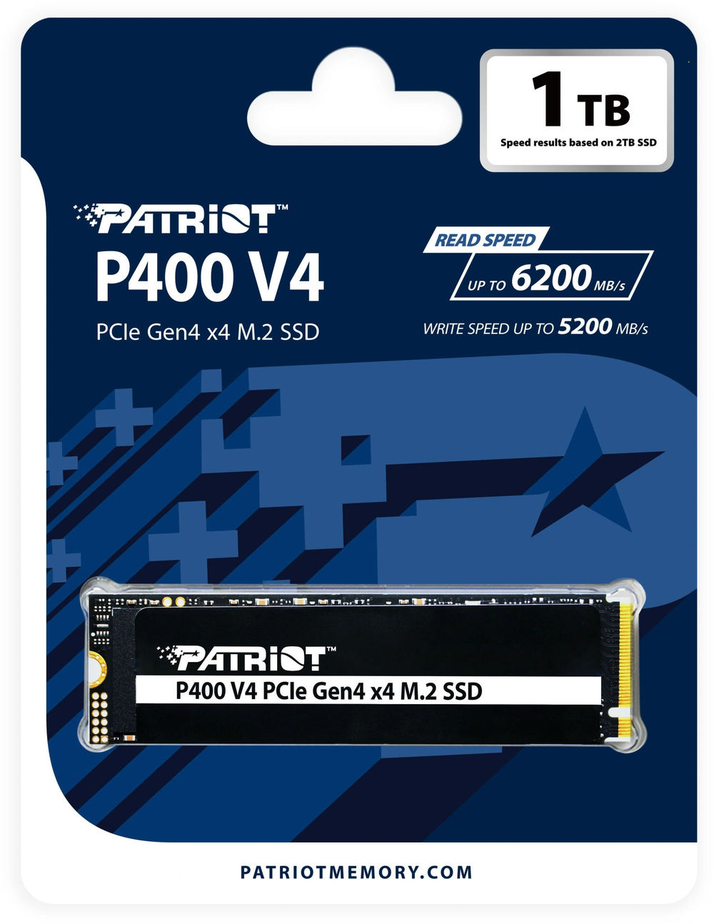 Накопитель SSD M.2 2280 Patriot P400 1000 ГБ