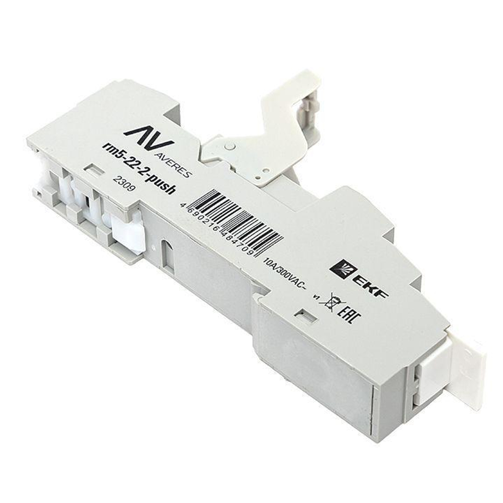 Разъем для реле РM5 22/2 Push-in AVERES EKF rm5-22-2-push