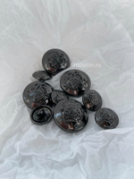 Пуговицы герб7 черные