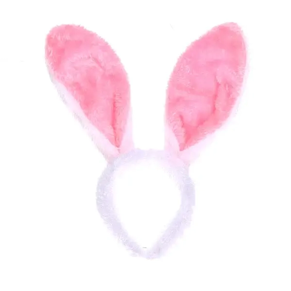 Ободок карнавальный «Зайка меховой» 546-2