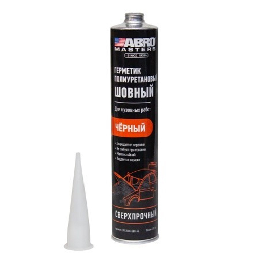 Герметик кузова шовный 310 гр Черный (ABRO)