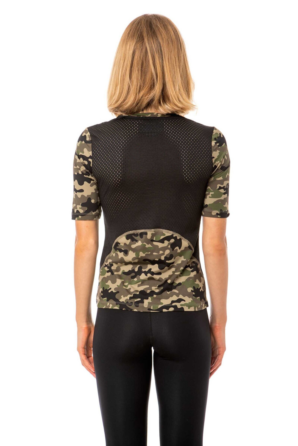 Женская теннисная футболка Hydrogen Printed Second Skin Tee Woman - camouflage