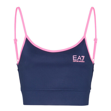 ТОП теннисный EA7 Woman Jersey Sport Bra - небесный