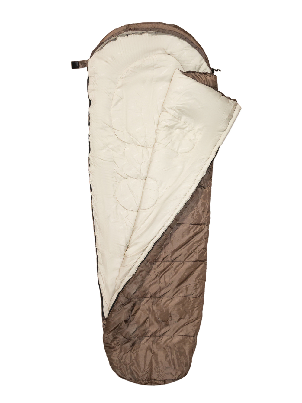 Спальный мешок Naturehike MJ600, коричневый (CNK2300SD014), молния справа