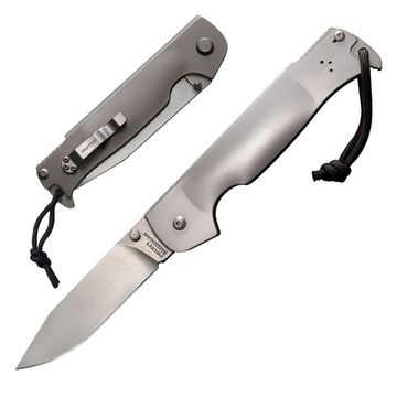Складной нож Cold Steel 95FB Pocket Bushman c клинком из стали 1.4116 Krupp (X50CrMoV15) рукоять Stainless Steel