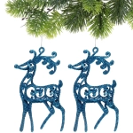 Подвеска «Волшебные рога» 10 см (набор 2 шт), голубой