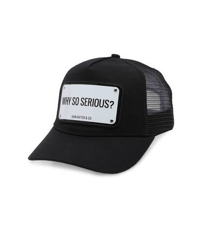 Кепка WHY SO SERIOUS? John Hatter - черный(1-1009-U00)