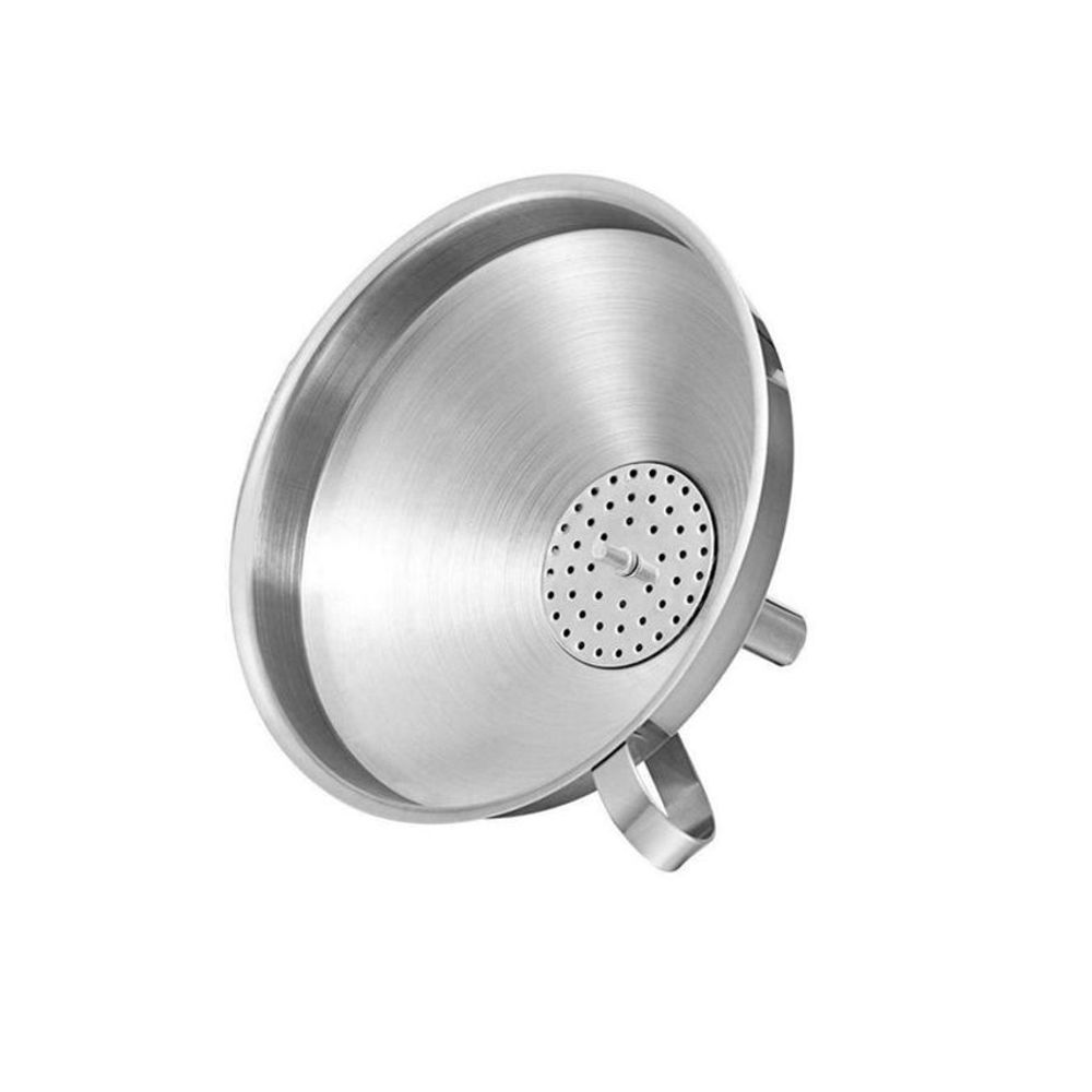 Воронка с фильтром из нержавейки (Ø15см)